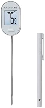 KitchenAid KQ904WH Digital Instant Read Kitchen and Food Thermometer White, Temperature Range: -40F to 482F, White by Unknown