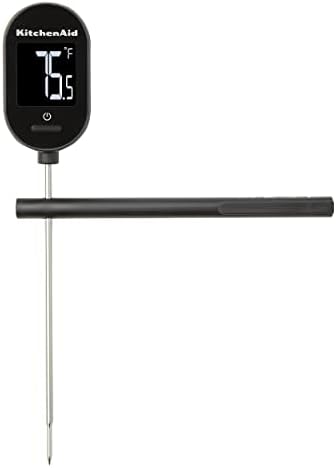 KitchenAid KQ910 Backlit Instant Read Digital Food Kitchen Grill Thermometer, Meat, and Cooking Wireless Thermometerer, Black - Image 7