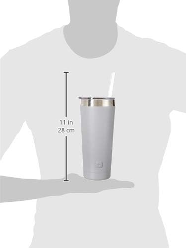 Ello Beacon Vacuum Insulated Stainless Steel Tumbler with Slider Lid and Optional Straw - Image 3