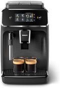 Philips 2200 Series Fully Automatic Espresso Machine, Classic Milk Frother, 2 Coffee Varieties, Intuitive Touch Display, 100% Ceramic Grinder, AquaClean Filter, Aroma Seal, Black (EP2220/14) by Unknown