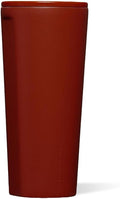 Corkcicle Classic Insulated Tumbler - Stainless Steel Tumbler with Lid, Triple Insulated for Hot & Cold Drinks, Shatterproof Lid, Cupholder Friendly, BPA-Free - 24oz - Brick by Corkcicle