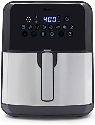 Oster DiamondForce Nonstick XL 5 Quart Digital Air Fryer, 8 Functions with Digital Touchscreen by Unknown