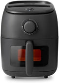 Dash 2.6QT Infrared Small Analog Air Fryer - Compact Mini Air Fryer with Ceramic Nonstick Coating, Viewing Window, Easy Dial Controls & Cool-Touch Handle - Dishwasher Safe Parts by Dash