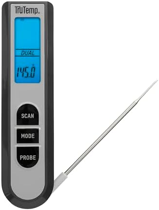 Taylor Tru Temp Digital Infrared and Folding Thermocouple Thermometer, Gray by Taylor