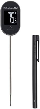 KitchenAid KQ904 Digital Instant Read Kitchen and Food Thermometer, Temperature Range: -40F to 482F, Black by Unknown