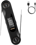 Dual Probes Instant Read Meat Thermometer Digital, 3.5mm & 2.0mm Probes by Inkbird