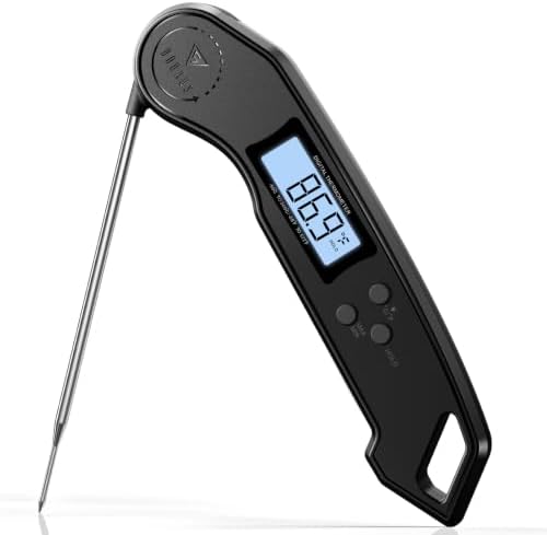 DOQAUS Meat Thermometer Digital – 2 Sec Instant Read Food Thermometer by DOQAUS