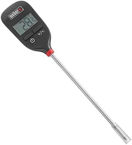 Weber® Instant‑Read Thermometer Probe, Black/Silver by Unknown