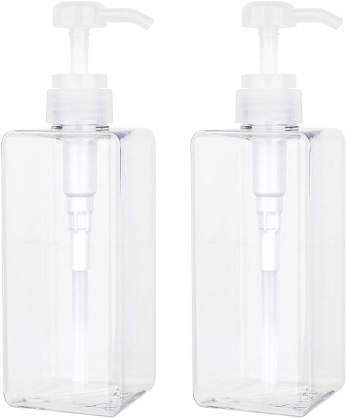 Pump Bottle, Refillable Plastic Empty Lotion Soap Dispenser Liquid Container by JiatuA
