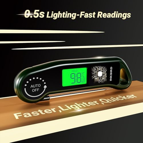 INKBIRD 0.5S Waterproof Instant Read Meat Food Thermometer for Cooking - Image 2