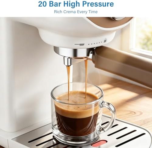 XIXUBX Espresso Machine, Compact Espresso Maker with Milk Frother - Image 2