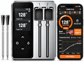 Wireless Meat Thermometer, 2 Probes, Smart Base, 6 Sensors by JoyBear