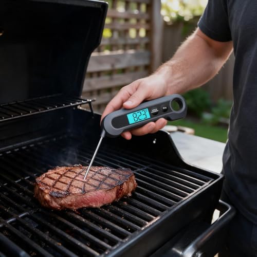 1-2s Instant Read Meat Thermometer, Digital Cooking Thermometer - Image 5