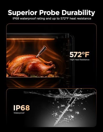 GoveeLife Smart Wireless Meat Thermometer Digital 2 Probes with App Alarm - Image 5