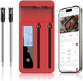 Meat Thermometer Digital, Instant Read Meat Thermometer for Grill and Cooking, Waterproof Food Thermometer for Kitchen and Outside, BBQ, Turkey, Candy, Liquids, Beef by ROUUO