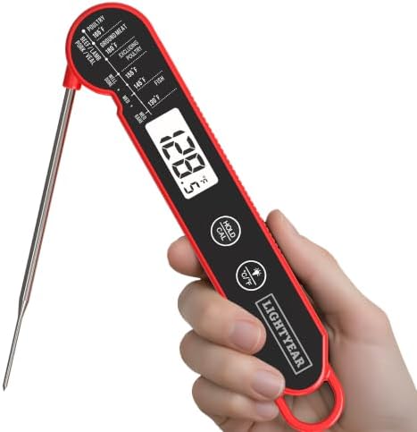 Lightyear Digital Meat Thermometer – Instant Read for Grilling by Lightyear
