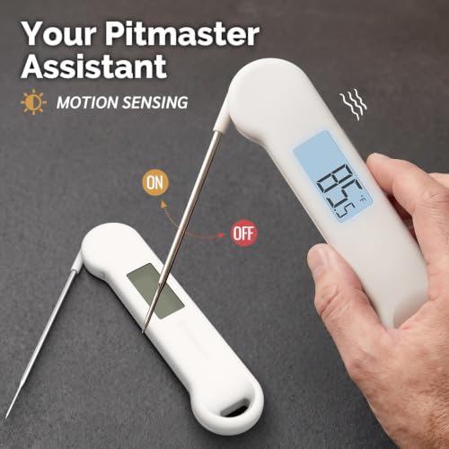 0.5 Sec Instant Read Outdoor Fryer Thermometer Digital, White - Image 5