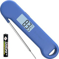 0.5 Sec Instant Read Outdoor Fryer Thermometer Digital, Blue by ThermoMonster
