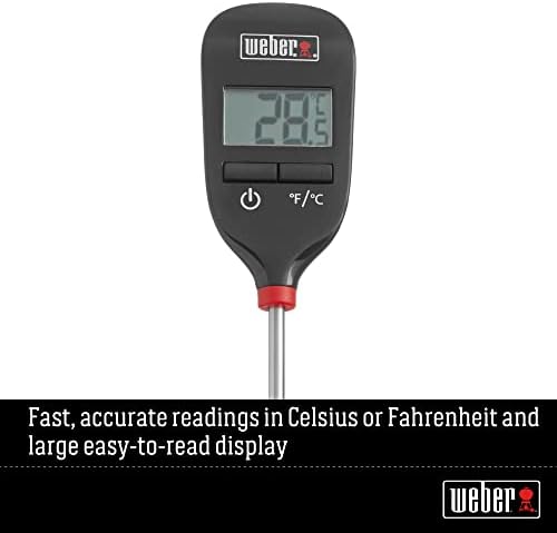 Weber® Instant‑Read Thermometer Probe, Black/Silver - Image 3