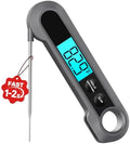 Meat Thermometer Digital, Cooking, Grilling Thermometer, 1-2S Instant Read by Unknown