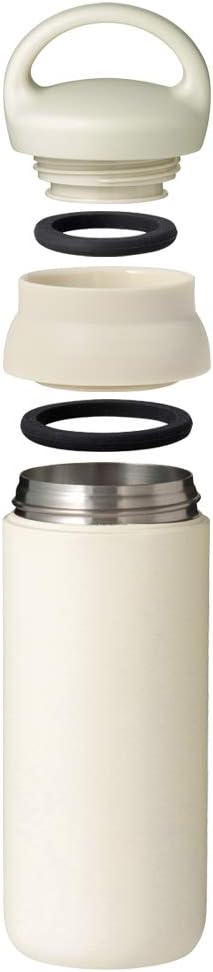 KINTO 21096 Dayoff Tumbler, 16.9 fl oz (500 ml), Dark Gray, Double Wall Vacuum Construction, Thermal and Cold Insulation, Water Bottle - Image 3