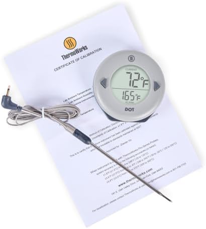 ThermoWorks DOT - Alarm Thermometer - Large Display, Dove Grey - Image 3