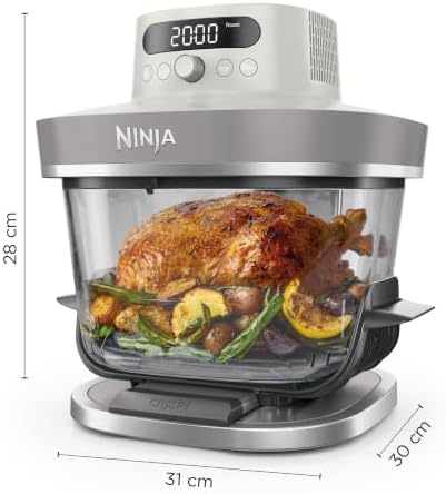 Ninja Crispi Pro Glass Air Fryer, 6-in-1, Bone, AS101LG - Image 2