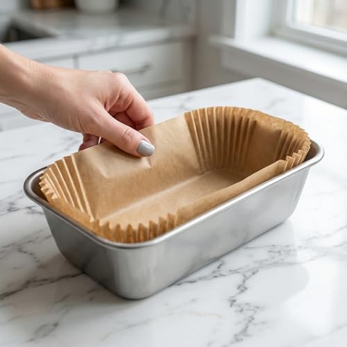 Loaf Pan Liners, 160Pcs Bread Pan Liners for Baking Bread 9x5, 9.5 x 5 Inch, Food Grade, Oil Proof, Heat Resistant, Non-Stick Disposable Parchment Paper for Oven, Air fryer, Pans, Baking - Image 7