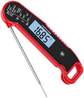 Lonicera Instant-Read Meat Thermometer, 1-Second, ±0.5°F Accuracy, Red by LONICERA
