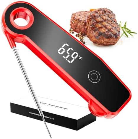 Digital Meat Thermometer, 0.5s Fast Instant Read, ±0.5°F Precise Temperature, IP67 Waterproof Food Cooking Thermometer for Grilling, BBQ, Baking, Brewing by Unknown