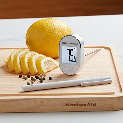 KitchenAid KQ904WH Digital Instant Read Kitchen and Food Thermometer White, Temperature Range: -40F to 482F, White - Image 3