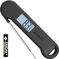 0.5 Sec Instant Read Outdoor Fryer Thermometer Digital, Black by ThermoMonster