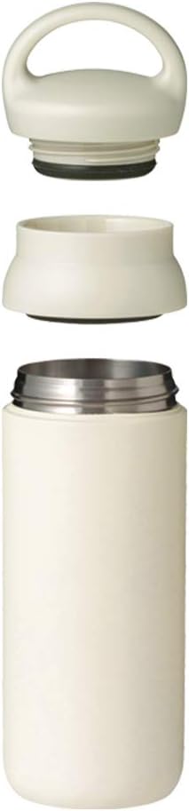 KINTO 21093 Day-off Tumbler, 16.9 fl oz (500 ml), Mustard, Double Wall Vacuum Construction, Hot and Cold Insulation, Water Bottle - Image 2