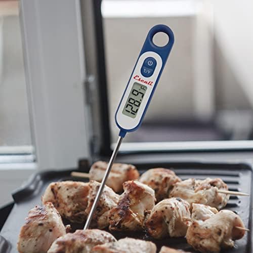 Escali Long Stem Digital Thermometer for Meat, Frying, Cooking, Candy and Kitchen Use, Extra Long 5.6-Inch Probe, Blue - Image 4