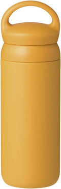 KINTO 21093 Day-off Tumbler, 16.9 fl oz (500 ml), Mustard, Double Wall Vacuum Construction, Hot and Cold Insulation, Water Bottle by Unknown