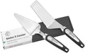 Pie Server Spatula and Cake Cutter Slicer, Stainless Steel Set by Paxnok