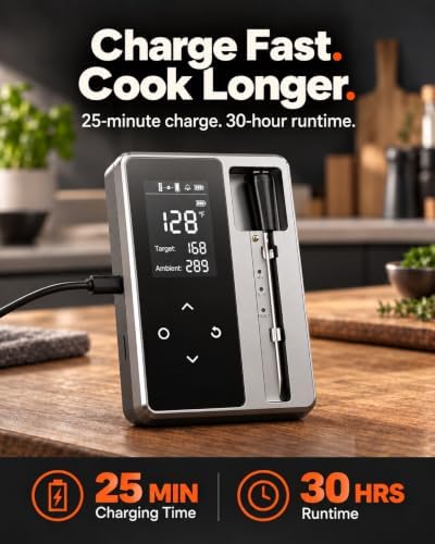 Smart Bluetooth Wireless Meat Thermometer Digital, Standalone Base - Image 4