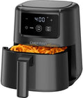 CHEFMAN 2 Qt Mini Air Fryer – Digital Space-Saving Compact Air Fryer with Nonstick and Dishwasher Safe Basket, Quick & Easy Meals in Minutes, Features Digital Timer and Shake Reminder – Black by Chefman
