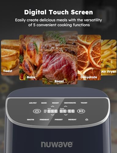 Nuwave Brio Plus 8 Qt Air Fryer, PFAS Free, New & Improved, 50-400°F in 5°F - Image 5