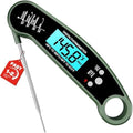 Instant Read Meat Thermometer Digital, Food Thermometer for Cooking, Green by ONFIKY