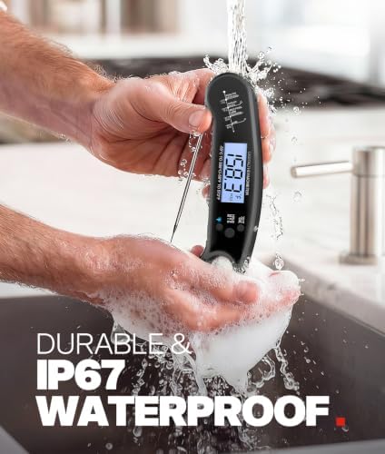 Meat Thermometer Digital, 1-2 Sec Instant Read, Grilling, Cooking, Food - Image 5