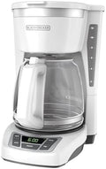BLACK+DECKER CM1160W-1 CM1160W 12-Cup Programmable Coffeemaker, White/Stainless Steel by Unknown