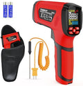 Infrared Thermometer Temperature Gun -40℉~2912℉, 50:1 Pyrometer Digital High IR Temp Thermometer Gun for Industrial Furnace Kiln Foundry Metal Casting Welding HVAC by TEMIRUP