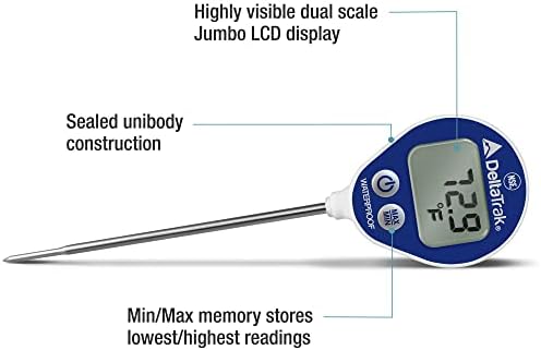 11050 Professional Digital Meat Thermometer for Kitchen Waterproof Lollipop Thermometer NSF Certified - Image 2