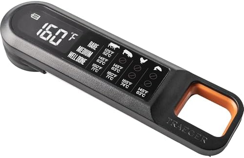 Traeger Grills Instant Read Meat Thermometer, Ultra-Fast, Large LCD Display - Image 2