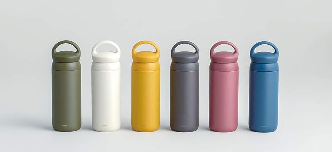 KINTO 21093 Day-off Tumbler, 16.9 fl oz (500 ml), Mustard, Double Wall Vacuum Construction, Hot and Cold Insulation, Water Bottle - Image 8