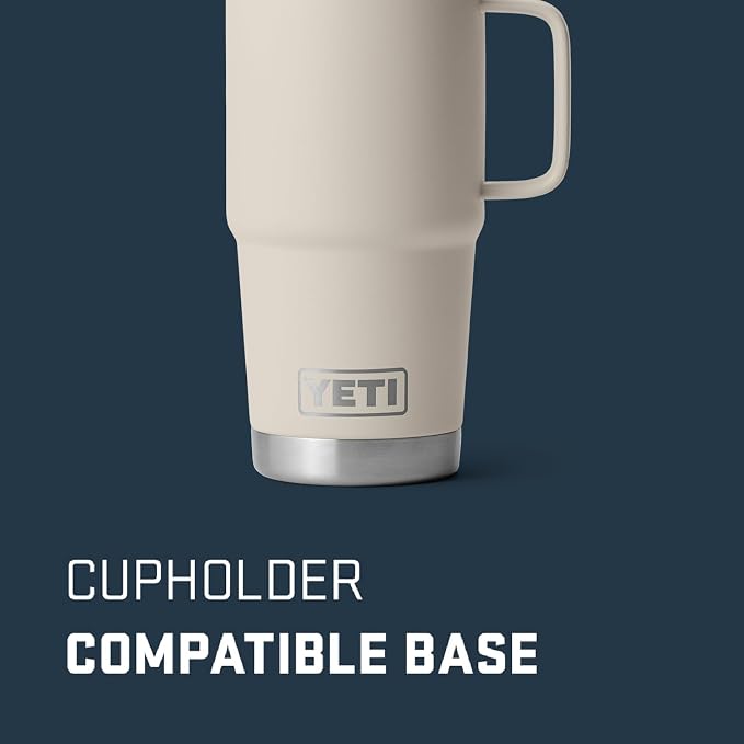 YETI Rambler 20 oz Travel Mug, Stainless Steel, Vacuum Insulated with Stronghold Lid - Image 3