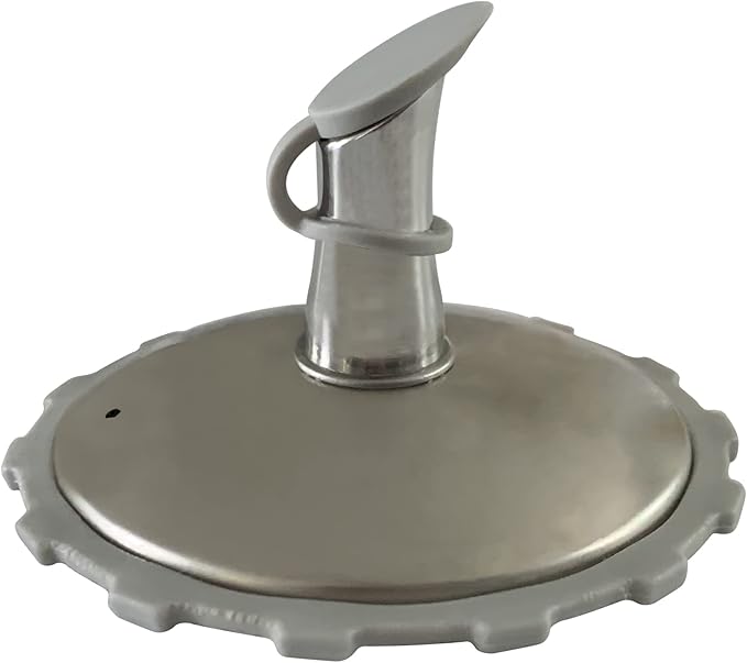 Jarware Stainless Steel Oil Cruet Lid, Wide Mouth Mason Jar Pour Spout Lid - Image 3