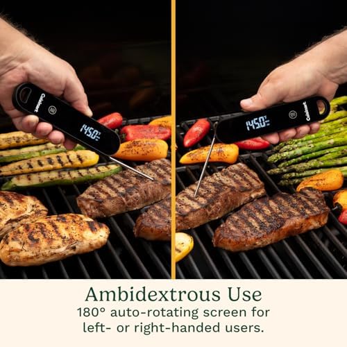 Cuisinart LED Digital Pro Instant Read Thermometer, Calibrated Ambidextrous Waterproof Meat Thermometer for Home & Grill, Lift to Wake Ultra Fast 0.6s Read Time, Home Gadget, BBQ, Smoker, Oil Fry - Image 6
