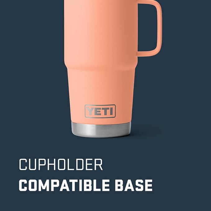 YETI Rambler 20 oz Travel Mug, Stainless Steel, Vacuum Insulated with Stronghold Lid - Image 3